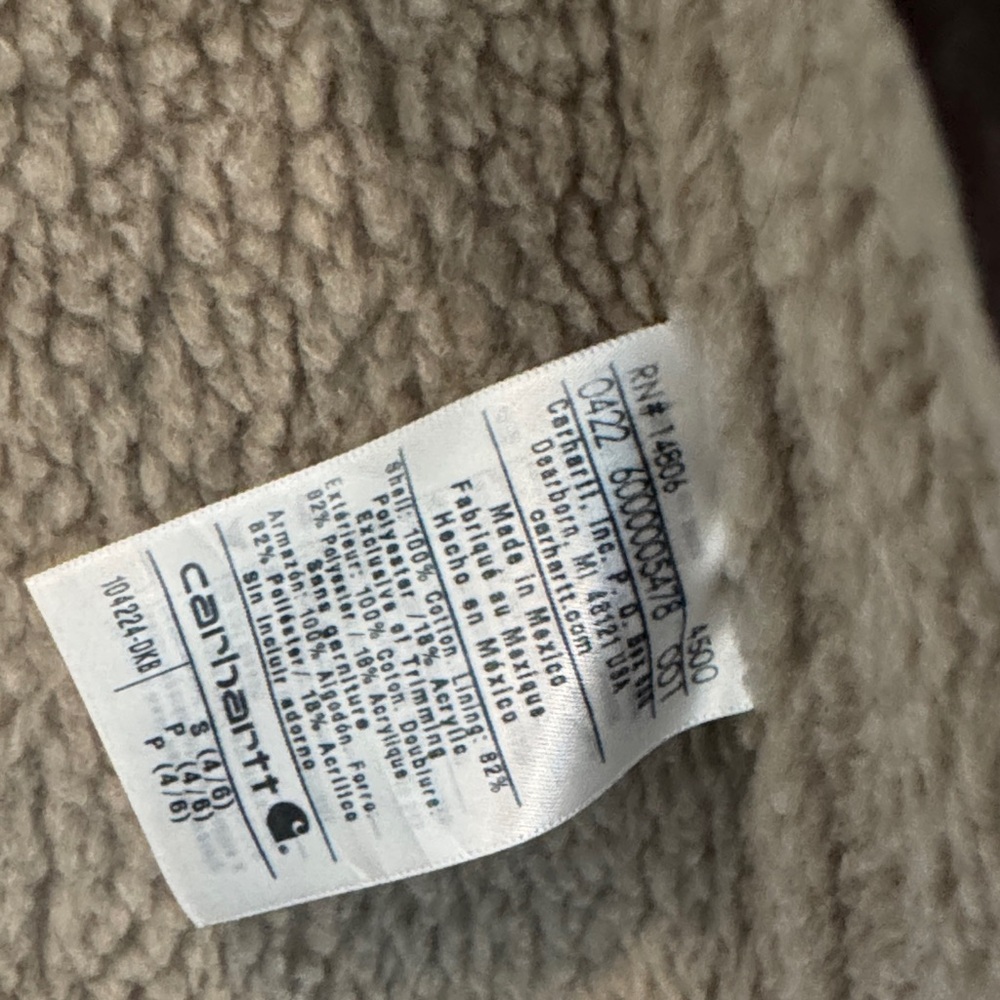 Carhartt Women’s Mock Neck Sherpa Lined Vest - Picture 10 of 11
